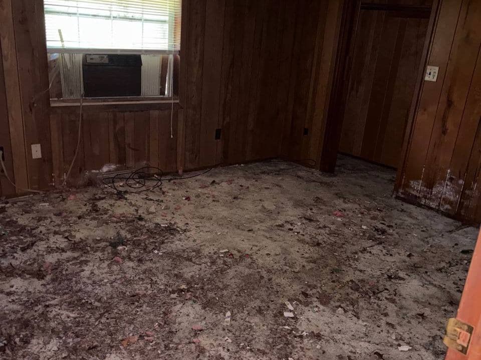 Full cleanout in Bedroom, after Premium Junk Removal & Demo cleared it