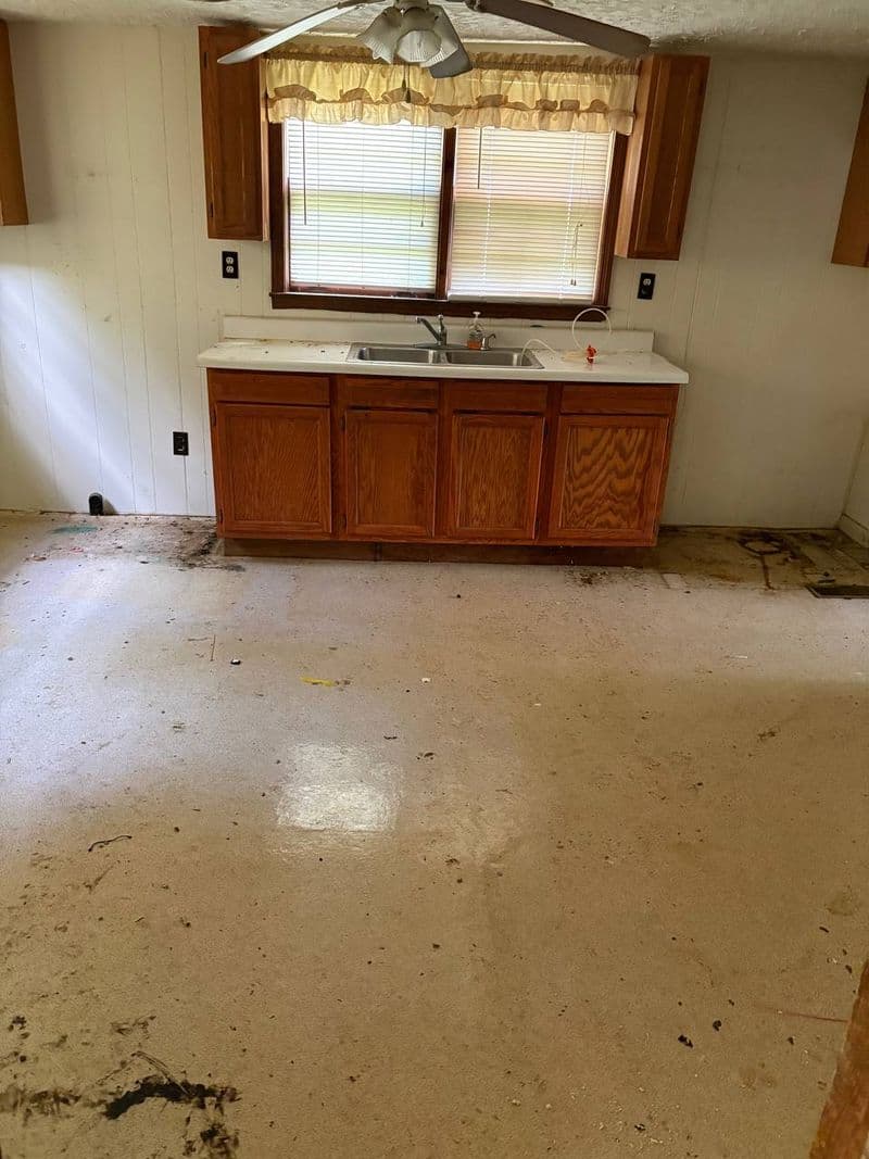 Kitchen, cleared, a Premium Junk Removal & Demo job in East Tennessee