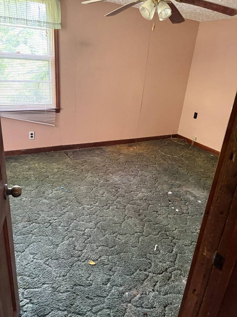 Bedroom, cleared, a Premium Junk Removal & Demo job in East Tennessee